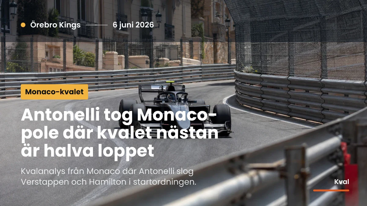 Generisk formelbil på en smal stadsbana som påminner om Monaco.